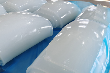 Fumed type high tear strength silicone rubber 