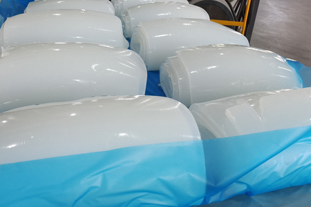 Antistatic precipitated silicone rubber